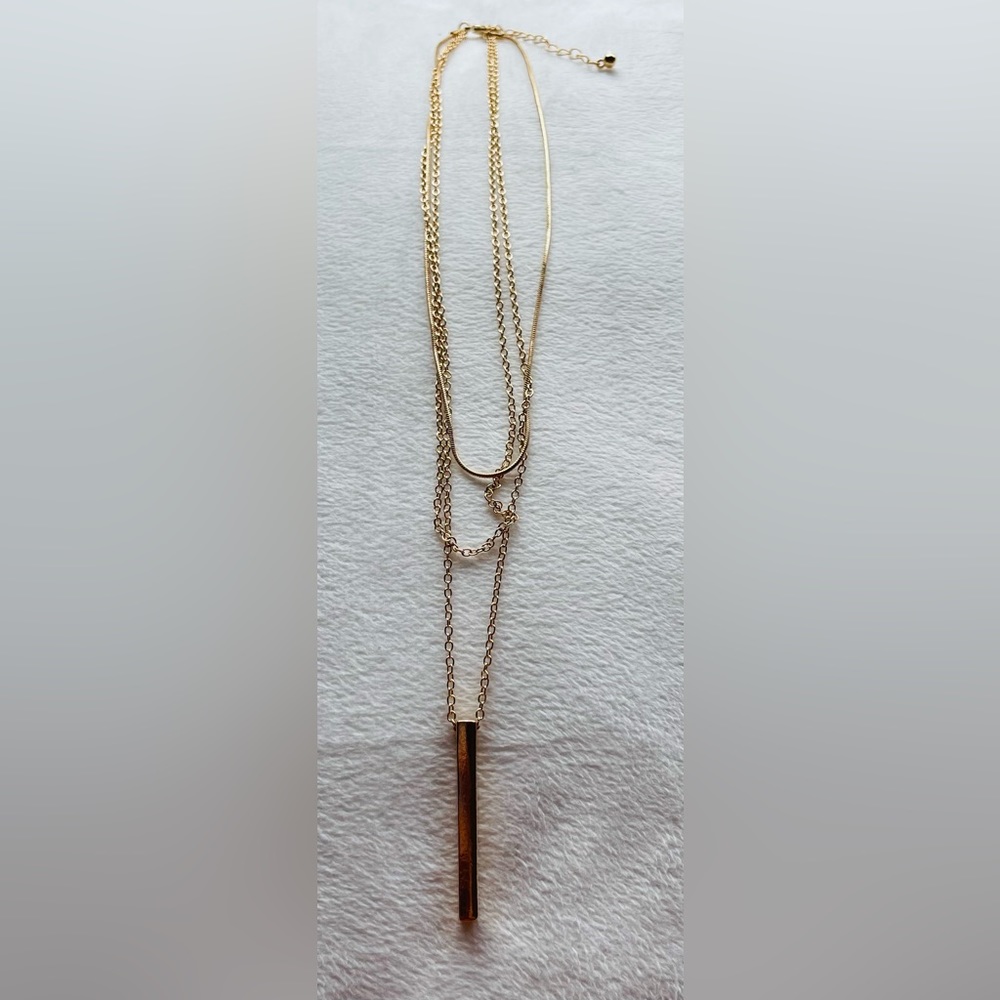 Brand New 18K Gold Plated Multilayer Necklace - Picture 9 of 9